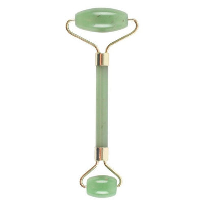 Jade & Gemstone Face Roller For Skin & Energy Healing from B&Q