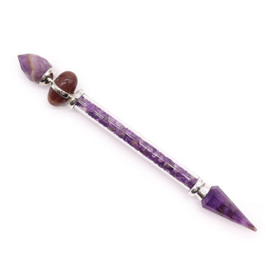 Shiva Lingam Magic Wand In Amethyst For Success & Clarity from B&Q