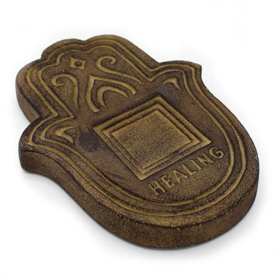 Healing Incense PlateAntique Stone Effect For Meditation & Rituals from B&Q