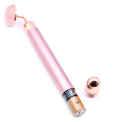 Rose Quartz Gemstone Vibration Pad70GHandheldBattery-Operated from B&Q