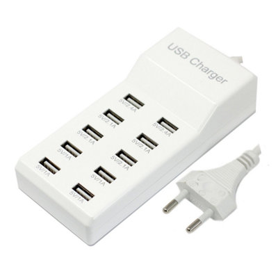 10-Port Usb Charging Station With Intelligent Power & Led Display from B&Q