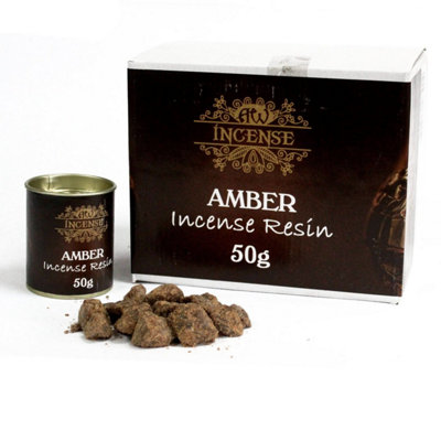 50G Amber Resin IncenseSmokyMystical Fragrance For Aromatherapy from B&Q