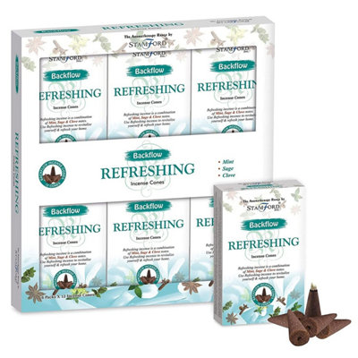 Premium Aromatherapy Backflow Incense ConesRelaxingLong-Lasting12 Pack from B&Q