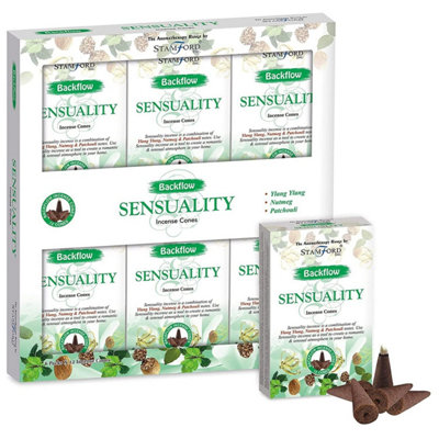 Aromatherapy Backflow Incense ConesRelaxingLong-Lasting12 Pack From India from B&Q