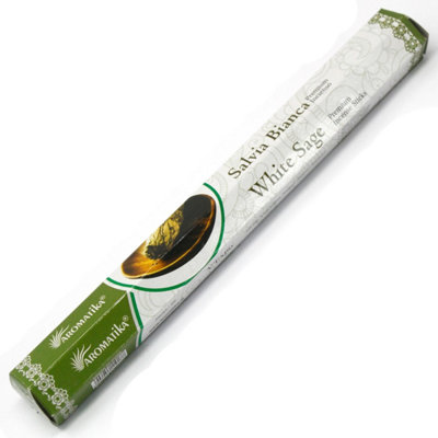 Aromatica Premium White Sage Incense SticksNaturalNon-ToxicAyurvedic from B&Q