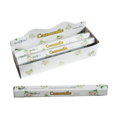 Camomile Premium Incense SticksRelaxing Aromatherapy20 Pack from B&Q