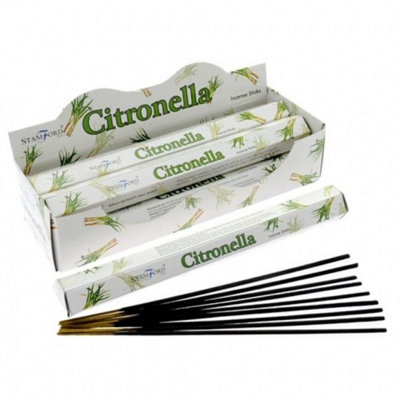 Citronella Premium Incense SticksRelaxing Aromatherapy20 Pack from B&Q