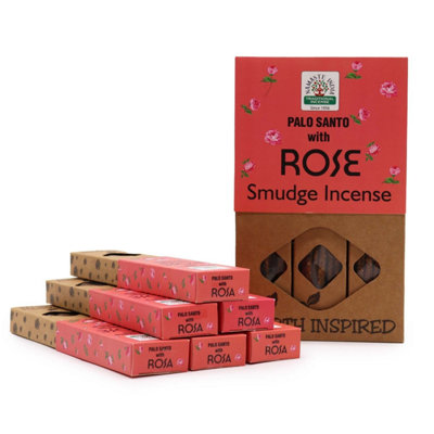 Earth-Inspired Rose Smudge Incense Sticks For Spiritual & Aromatherapy Use from B&Q