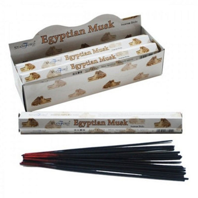 Egyptian Musk Premium Incense SticksRelaxing Aromatherapy20 Pack from B&Q