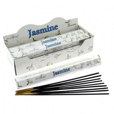 Jasmine Premium Incense SticksRelaxing Aromatherapy20 Pack from B&Q