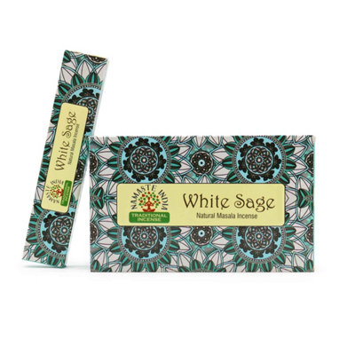 Namaste Mandala Masala Incense Sticks With White SagePure & Aromatic from B&Q