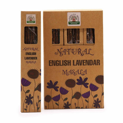  - Natural Botanical Masala Incense SticksEnglish Lavender