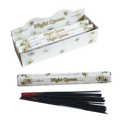 Night Queen Premium Hexagonal Incense SticksRelax & Aromatize from B&Q