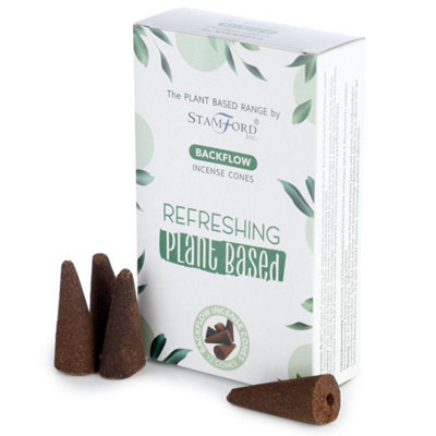 Premium Plant-Based Backflow Incense ConesLong-Lasting Aromatherapy from B&Q