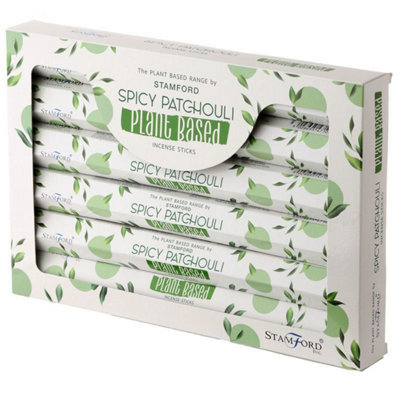 Plant-Based Spicy Patchouli Incense Sticks For Relaxation & Home Elegance from B&Q