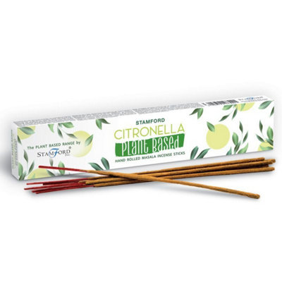 Plant-Based Citronella Incense SticksHand-RolledInsect Repellent