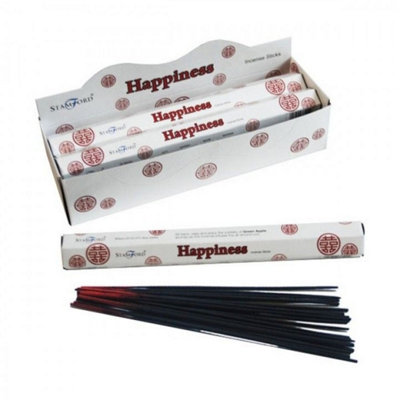 Happiness Premium Stamford Hexagonal Incense SticksRelax & Freshen Your Home from B&Q