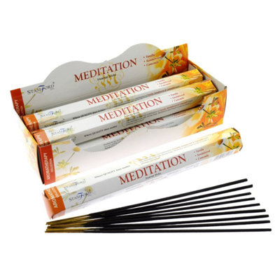 Meditation Premium Incense SticksRelaxing Aromatherapy20 Pack from B&Q