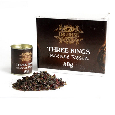 Three Kings Resin IncenseSmokyMystical Fragrance 50G Tub from B&Q