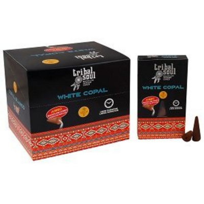 Tribal Soul Backflow Incense ConesWhite Copal For Cleansing & Harmony from B&Q