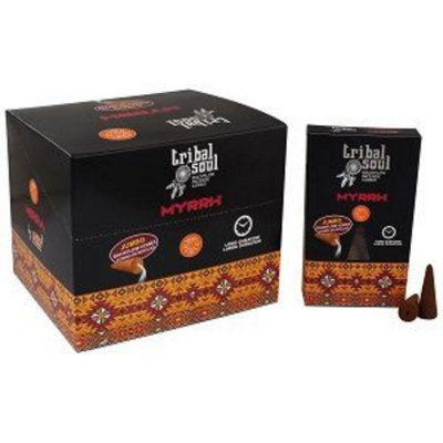 Tribal Soul Backflow Incense ConesMyrrh Spiritual Purification from B&Q