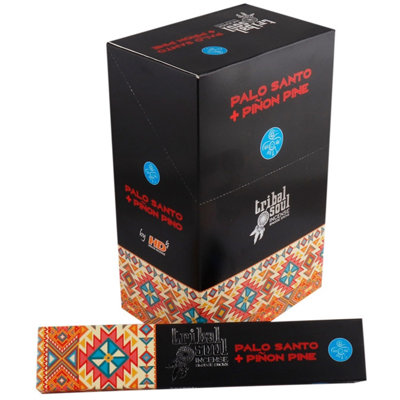 Tribal Soul Incense Sticks With Palo Santo & Pinon Pine For Spiritual Cleansing from B&Q