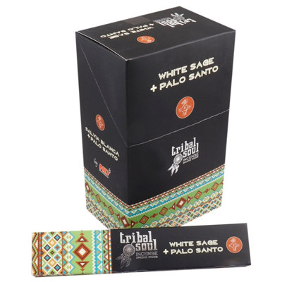 Tribal Soul Incense Sticks With White Sage & Palo SantoSacred Purification from B&Q