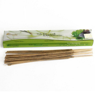 Vedic Basil Incense SticksHand-Rolled Masala12 SticksJaipur from B&Q