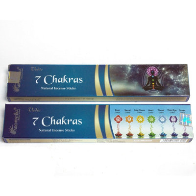 Vedic Chakra Incense SticksHand-Rolled Masala12 Pack from B&Q