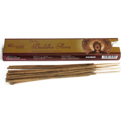 Buddha Flora Vedic Incense SticksHand-RolledAromatic12 Pack from B&Q