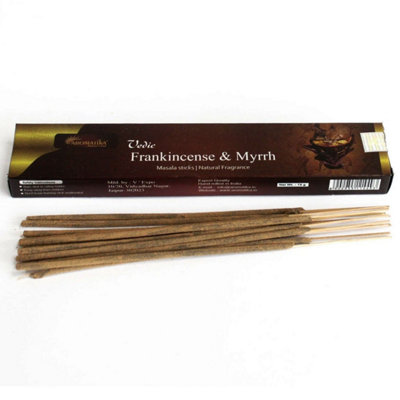 Vedic Incense SticksFrank & MyrrhHand-Rolled Masala12 Sticks from B&Q