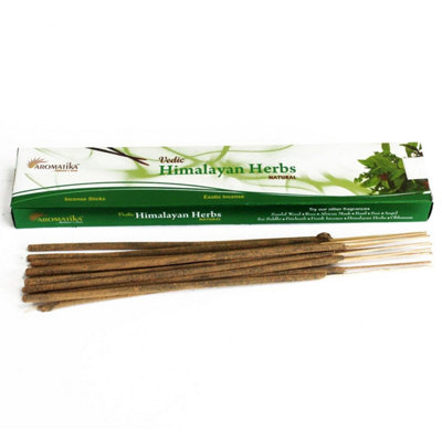 Vedic Incense Sticks With Himalayan HerbsHand-Rolled Masala12 Pack from B&Q
