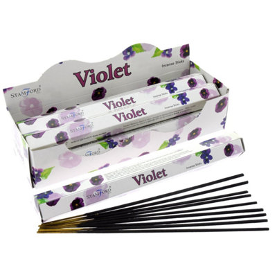 Violet Premium Incense SticksRelaxing Aromatherapy20 Pack from B&Q