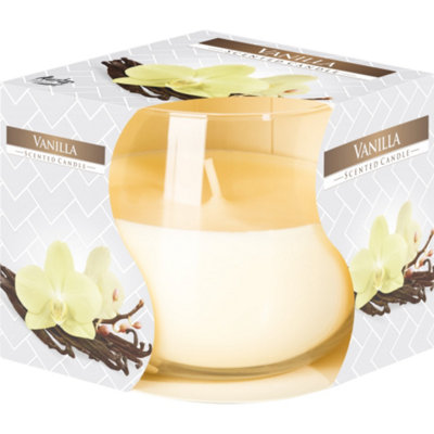  - Vanilla Scented Glass Jar CandleUplifting Home Fragrance