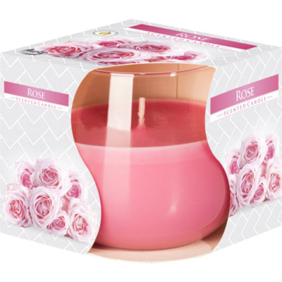 - Rose Scented Glass Jar CandleTimeless & Uplifting Fragrance