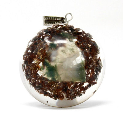 Orgonite Power Pendant With Gemstones & Copper For Spiritual Healing from B&Q