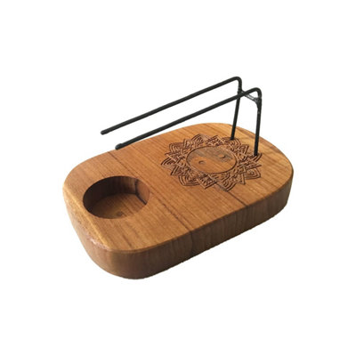  - Yin & Yang Palo Santo HeaterHandcrafted Teak Wood Aromatherapy
