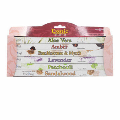 Exotic Stamford Incense Gift Set6 Fragrant Long-Lasting Sticks from B&Q
