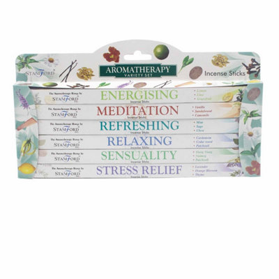 Stamford Aromatherapy Incense Gift Set6 Long-Lasting Fragrance Boxes from B&Q