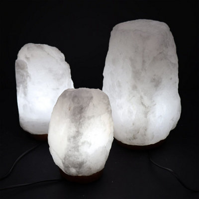 Crystal Rock Himalayan Salt Lamp1.5-2Kg Natural Air Purifier from B&Q