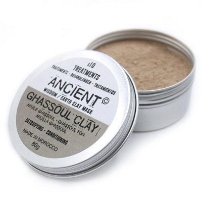  - Tamdafelt Moroccan Ghassoul Clay 80G For Oily Skin & Hair