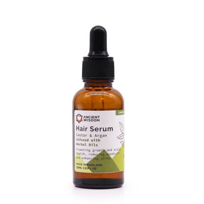 B&Q Organic Hair Serum 30Ml For Growth & Nourishment - Herbal & Botanical
