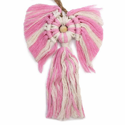 Hati-Hati Macrame Angel Guardian Gift For Baby & Nursery from B&Q