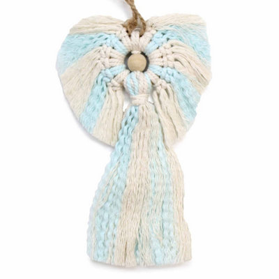 Macrame Guardian Angel For BabyHandwoven Indonesian Cotton Gift Box from B&Q