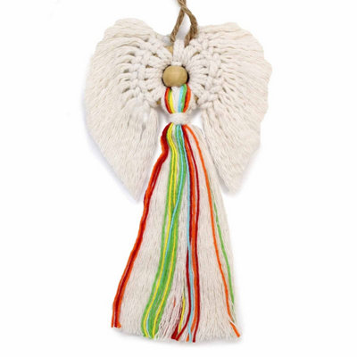Harmony Macrame Angel Gift BoxHandwoven Indonesian Cotton from B&Q