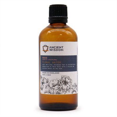 B&Q Pure Rose Hydrolat 100Ml - Natural Toner & Facial Mist For All Skin Types