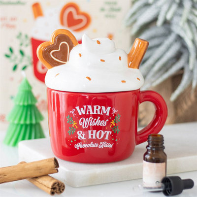 Something Different Hot Chocolate Mug Shaped Oil Burner from B&Q