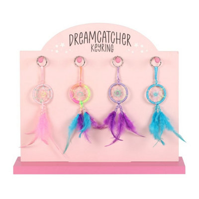 Set Of 32 Mini Pastel Dreamcatchers With DisplaySweet Dream Decor from B&Q