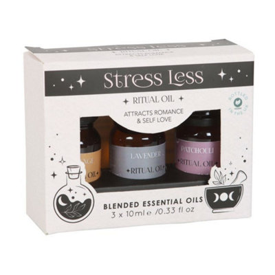 Set Of 3 Stress Less Ritual Essential Oils For Relaxation & Calm from B&Q