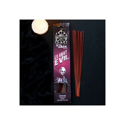Go Away Evil Incense Gift Set30 Rose Scented Sticks & Holder from B&Q